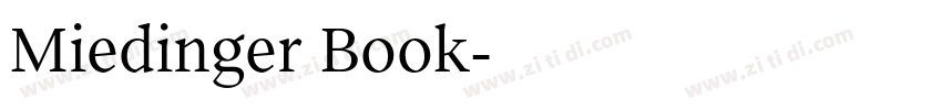 Miedinger Book字体转换 Miedinger Book字体转换